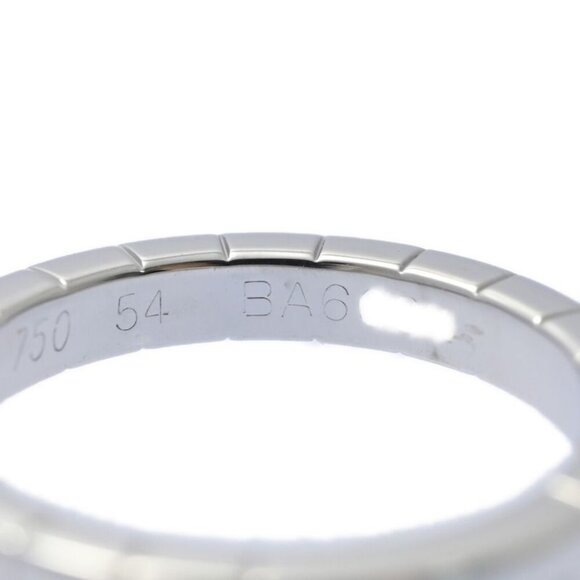 Cartier Lanier Ring 54 White Gold Wedding - Picture 8 of 11